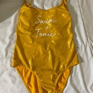yellow one piece